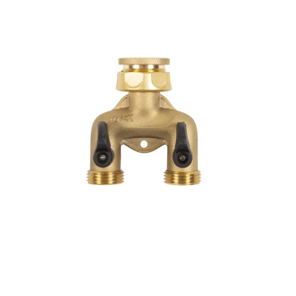 Brass Two Way Manifold